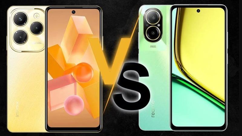 مقارنة بين Infinix Hot 40i وRealme C67