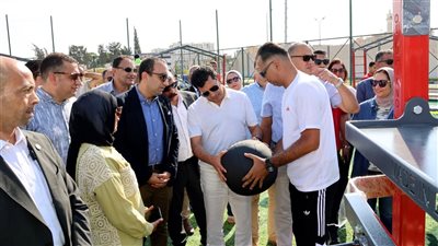 بمعسكر القرش بالإسماعيلية.. وزير الشباب يشهد اللقاء الختامي لمشروع القومي للياقة البدنية