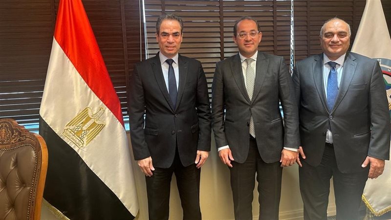 وزير المالية أحمد كجوك ورئيس الوطنية للإعلام أحمد المسلماني