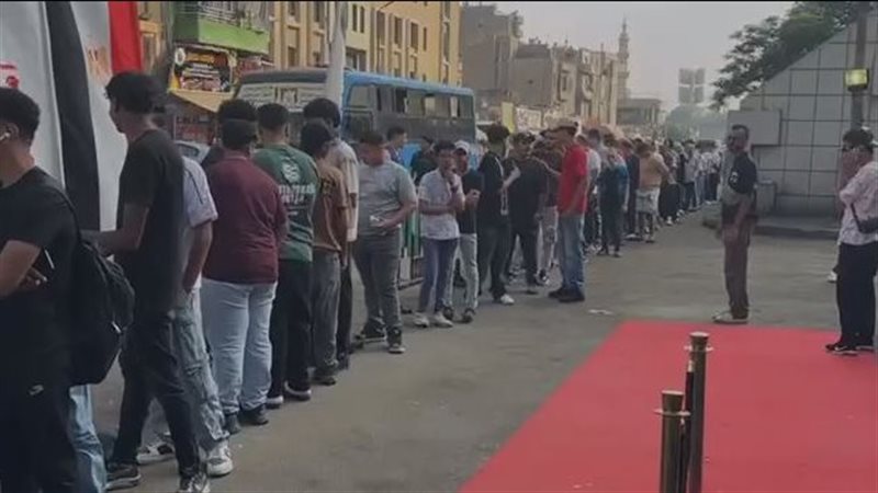 شباب الوايلي أثناء التصويت في مجلس الشيوخ 