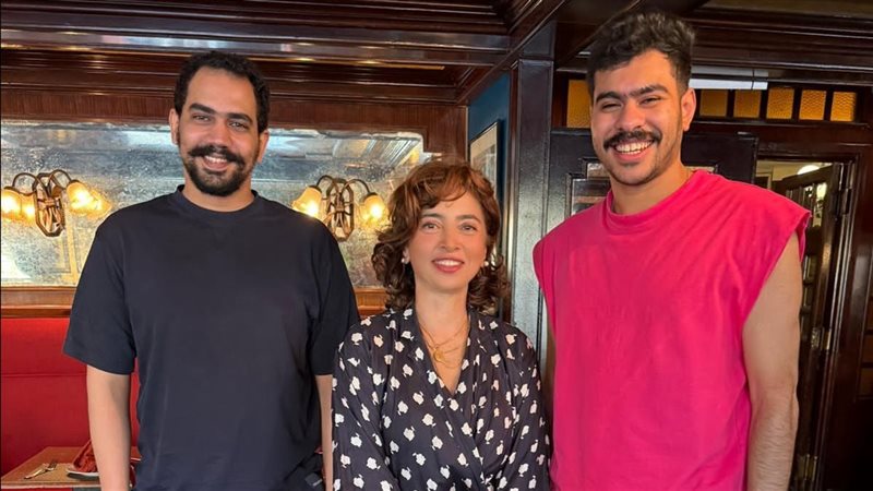 أحمد رمزي وساندرا نشأت وهادي بسيوني