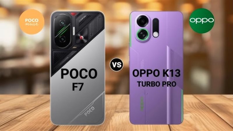 مقارنة بين أوبو K13 Turbo Pro 5G وشاومي Poco F7