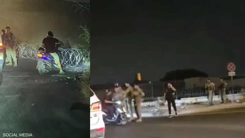 انتشار الجيش اللبناني على طريق مطار رفيق الحريري