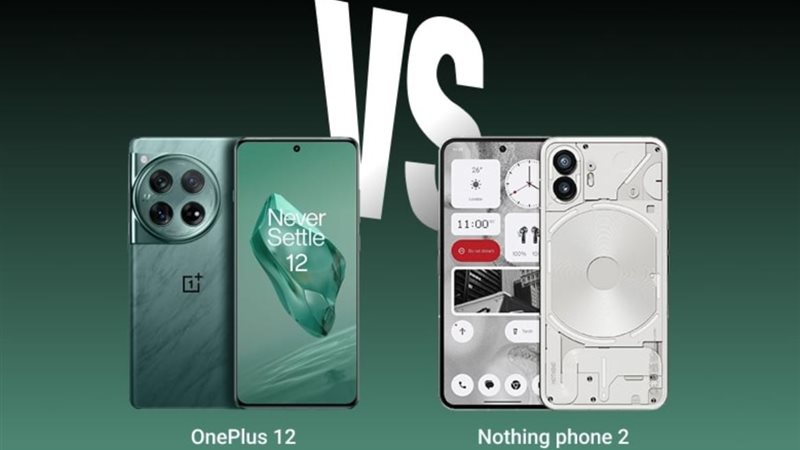 مقارنة Nothing Phone 3 بين OnePlus 12