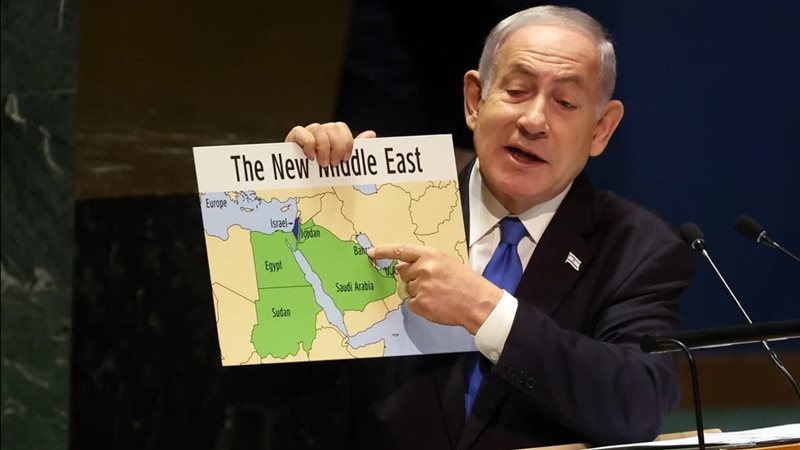 مخطط نتنياهو لإسرائيل الكبرى