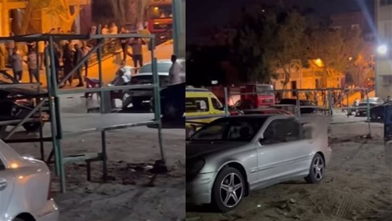 حريق مستشفى حلوان العام