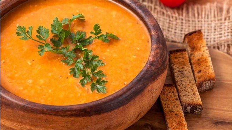 شوربة العدس 