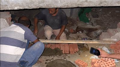 غلق فتحات أسفل كباري بالجيزة لمنع استغلالها بشكل مخالف