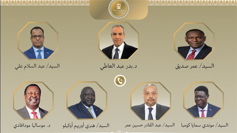وزير الخارجية ونظرائه الأفارقة