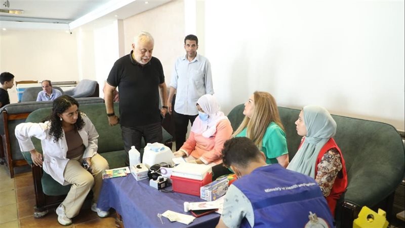قافلة طبية بنقابة المهن التمثيلية