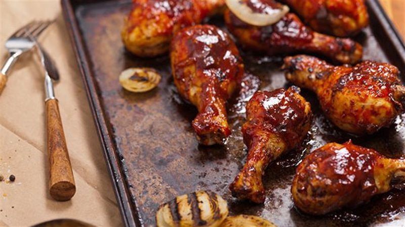 دجاج مشوي بصوص الباربكيو