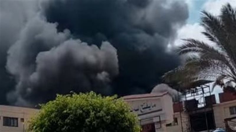 حريق مصنع بدمياط