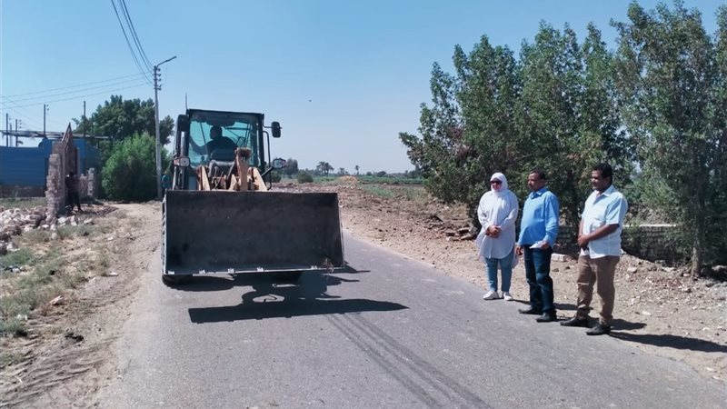 حملات الازالة مستمرة بمركز ابشواى 