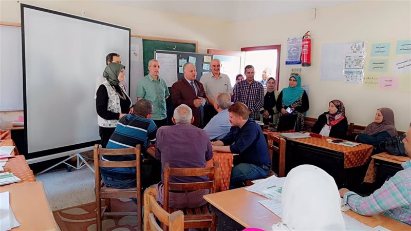 وكيل وزارة تعليم الفيوم يتابع التدريب