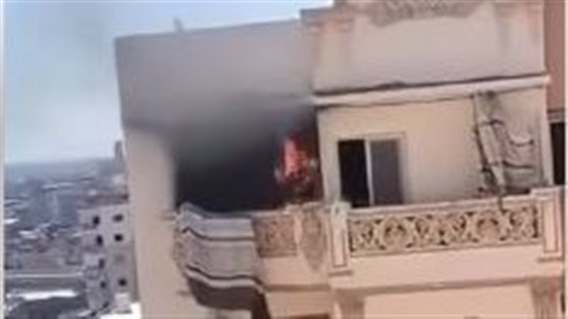  حريق مروع بشقة سكنية في كفر الدوار 