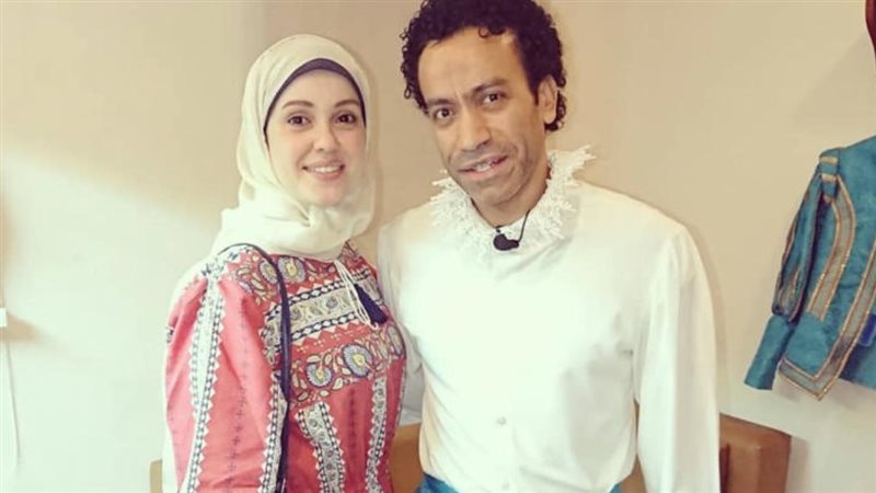 سامح حسين وزوجته