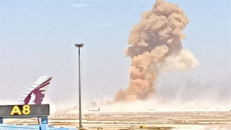انفجار بالقرب من مطار دمشق الدولي