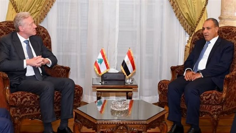 وزير الخارجية ونظيره اللبناني 