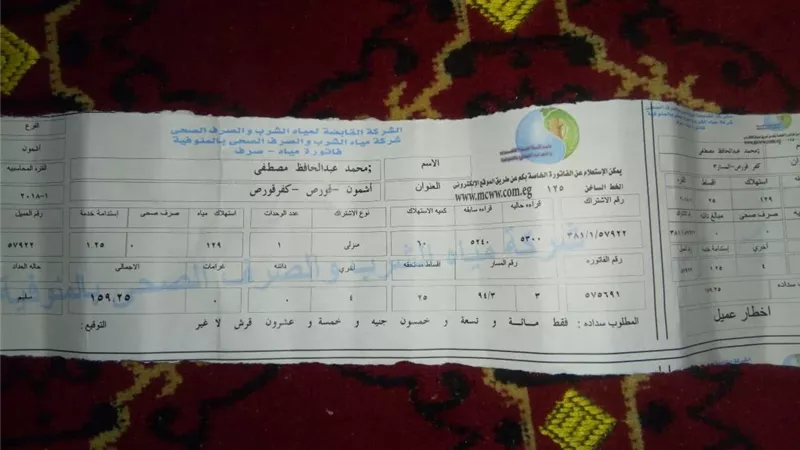 طرق دفع فاتورة المياه بالموبايل 