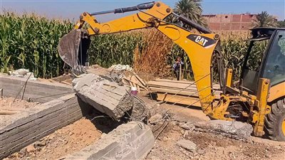 إزالة 1319 حالة تعد على أملاك الدولة والأراضي الزراعية والمتغيرات المكانية بسوهاج