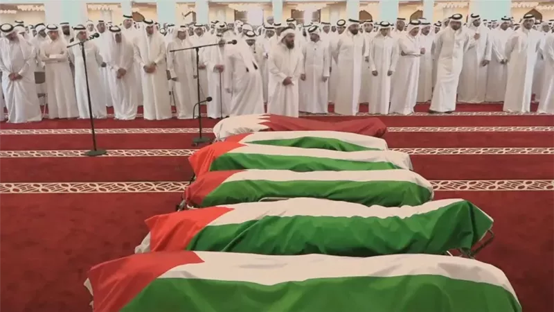 تشييع ضحايا القصف الإسرائيلي بالدوحة