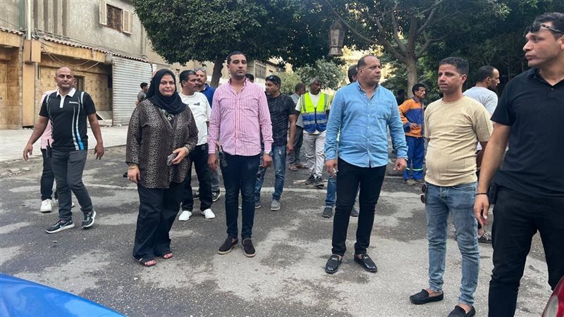 حملة مكبرة لرفع الإشغالات والتعديات بشوارع حي عين شمس 