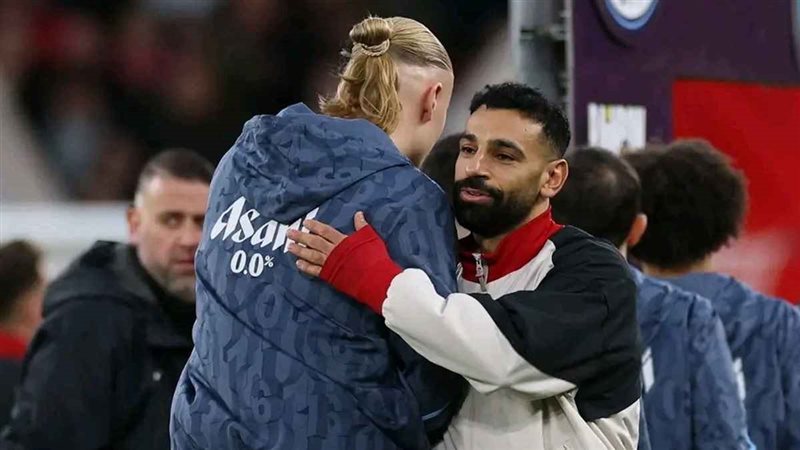 هالاند وصلاح