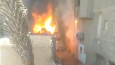 السيطرة على حريق شب خلف مقابر سيدي خلف بالمحلة دون خسائر بشرية