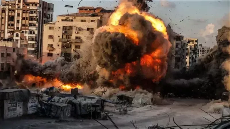 الاحتلال ينسف برج الغفري في غزة وحصيلة الضحايا مرعبة
