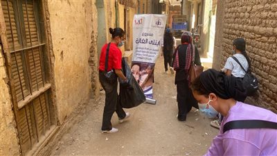 مبادرة «ابنتي الغالية» تعزز النظافة في قرية إدفا بسوهاج