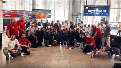 وزارة الرياضة تستقبل بعثة ناشئات السلة بعد التتويج التاريخي ببطولة الأفروباسكت