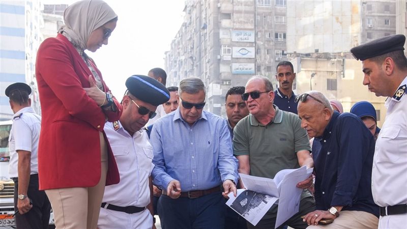 جولة لمحافظ الإسكندرية بشارع أبو قير