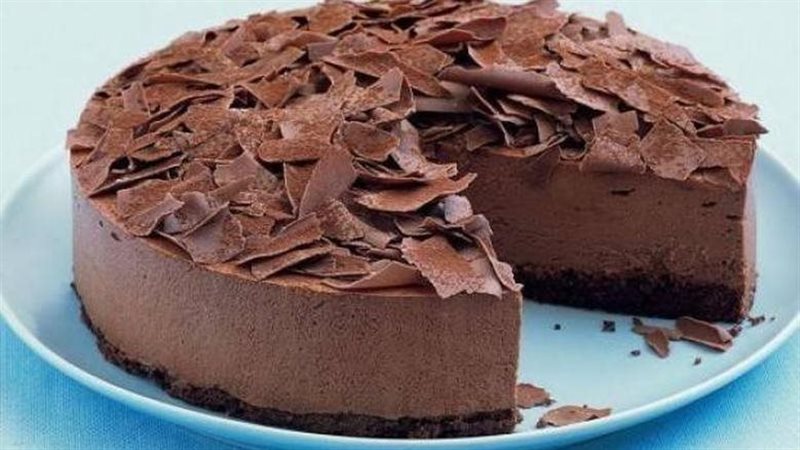 موس الكيك بالشيكولاتة