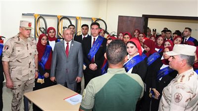 القوات المسلحة تنظم زيارتين إلى الأكاديمية العسكرية والوطنية لأسمنت بني سويف