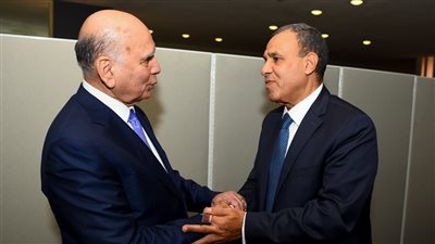 وزير الخارجية يبحث مع نظيره العراقي الوصول لمليار دولار حجم التجارة البينية