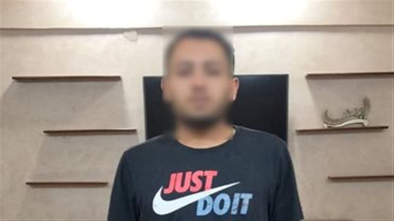 المتهم بالقاء زجاجات بنزين مشتعلة بأحد الطرق بالغربية 