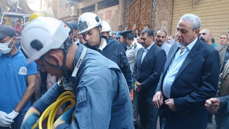  السيطرة على حريق مصبغة المحلة  
