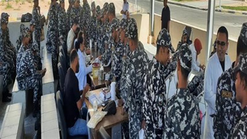 حملة تبرع بالدم لرجال الشرطة بالبحر الأحمر 