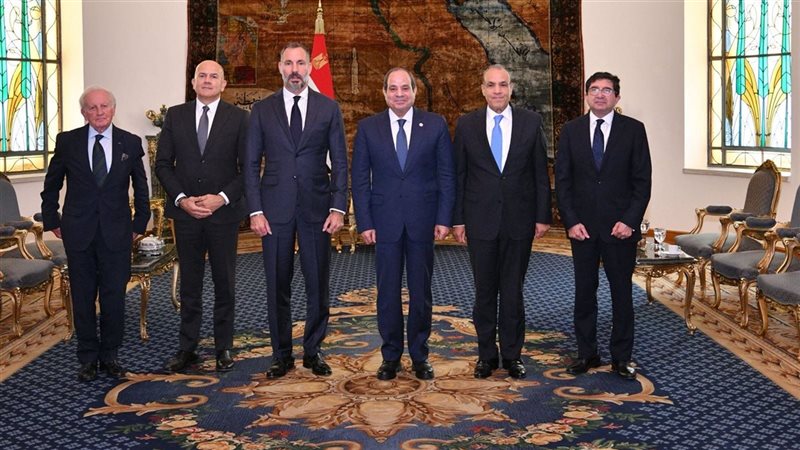 الرئيس السيسي يستقبل الأمير رحيم آغاخان