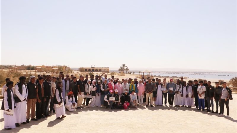 شباب الملتقى فى وادى الريان