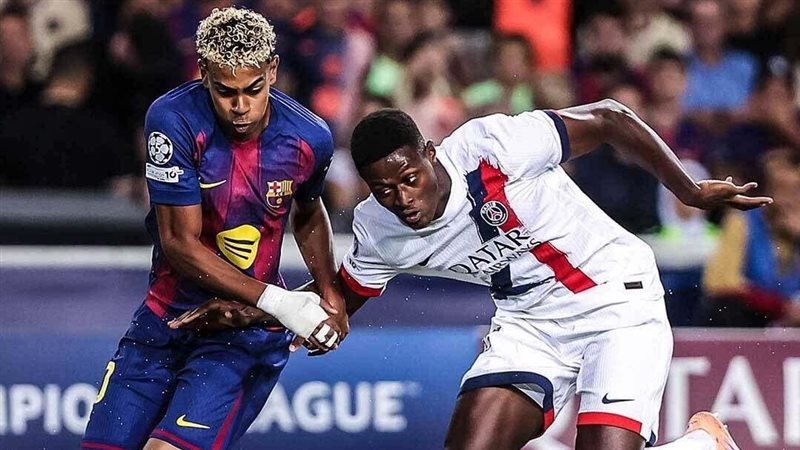 ملخص أهداف مباراة برشلونة وباريس سان جيرمان