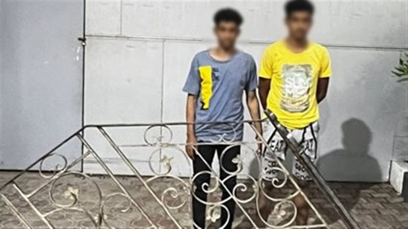 سقوط لصين سرقوا حديد منزل بالشرقية