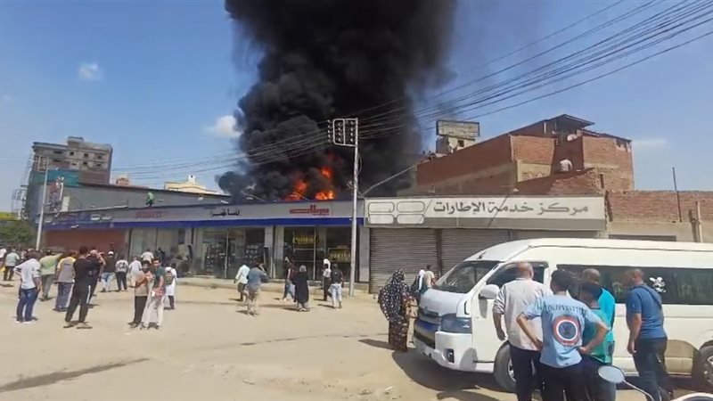 صورة من موقع الحريق 