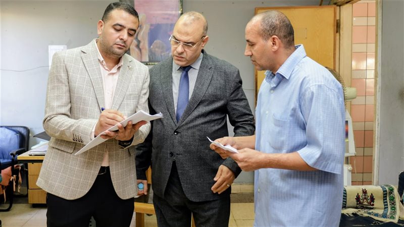 جانب من المعاينة