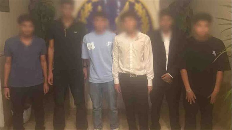 ضبط 6 طلاب اعتدوا على زملائهم أمام مدرسة بالتجمع الخامس 