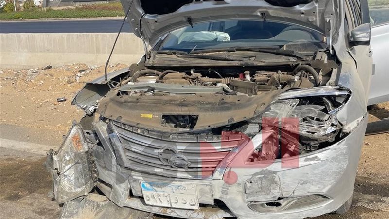 حادث تصادم على طريق السويس