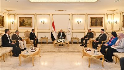 وزير الرى يلتقي مدير عام المركز الدولي للبحوث الزراعية في المناطق الجافة (إيكاردا)
