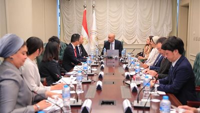 وزير التعليم يبحث مع وفد 