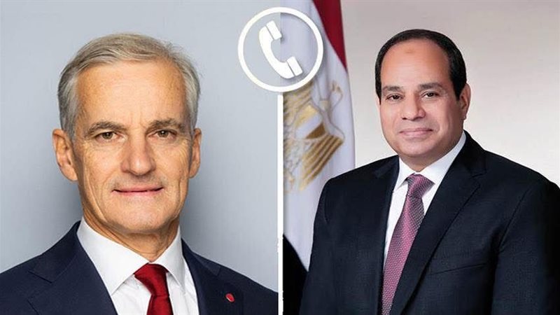 السيسي ورئيس وزراء النرويج