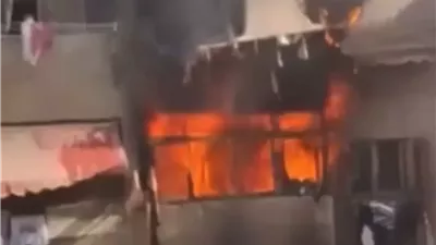 انتداب المعمل الجنائي لكشف ملابسات حريق منزل بـ 